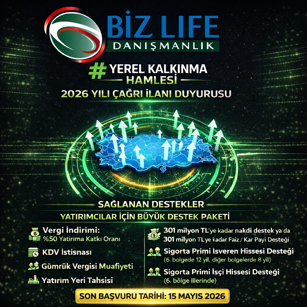 Yerel Kalkınma Hamlesi  2026 Yatırım Çağrısı Açıklandı ! !